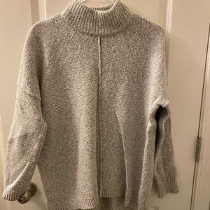 Gray oversized sweater